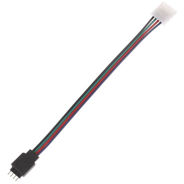 15cm 5050 RGB 4 Pin LED Strip Light Connectors Strip To Powe