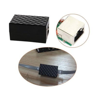 Shielded Aluminum Alloy Lightning Arrester RJ-45 Adapter Eth