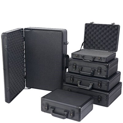 Aluminum alloy ToolBox Suitcase Equipment Safety Box Instrum