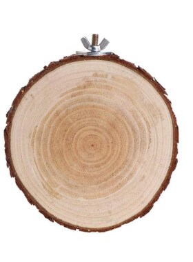 Pet Parrot Bird Cage Perch Plat适用于m Round Wooden Stand Bo