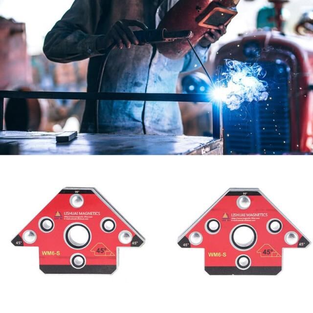 2Pcs/Set Strong Magnetic Welding Locator Magnetic Welding Cl