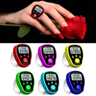 Finger Counter Clock LCD Electronic Digital Tally Counters w