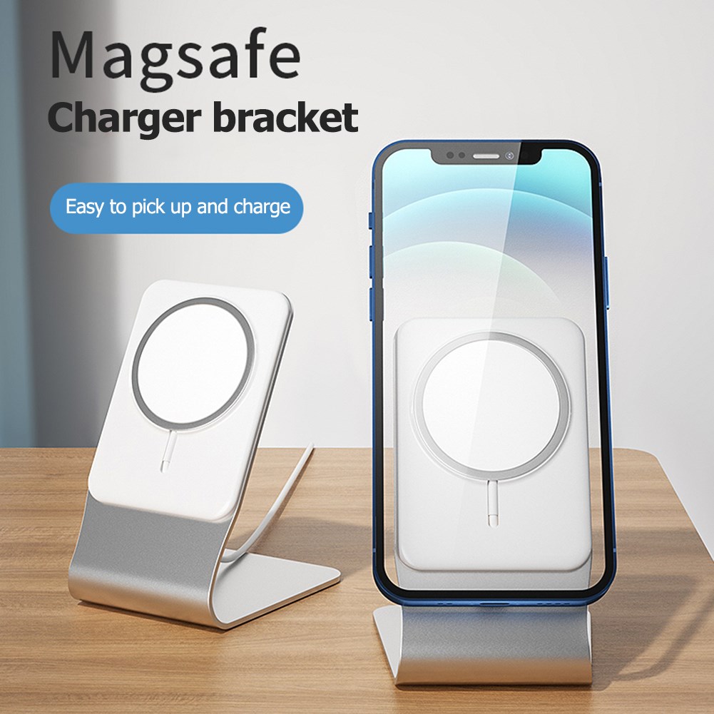 Non-slip Wireless Magnetic Phone Charger Stand Holder for iP