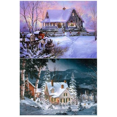 Diamond Painting By Number Kit,Full Drill Embroidery Cross S