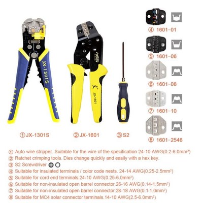 Professional Wire Crimpers Engineering Ratcheting Terminal C