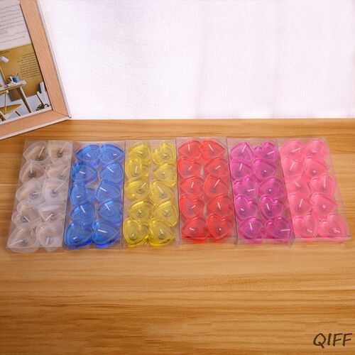 10PCS Smokeless Jelly Candles Love Heart Candle Valentine's