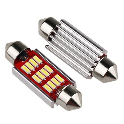 Festoon 31mm 36mm 39mm 42mm LED Bulb C5W C10W Super Bright 4