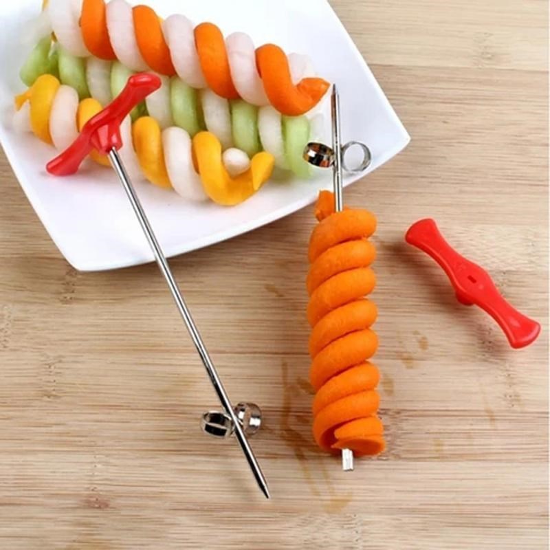 Manual Roller Spiral Slicer Radish Potato Tools Vegetable Sp