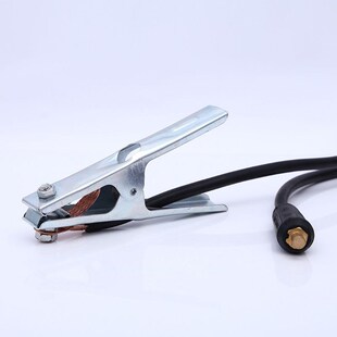 2Pcs/set 500A 2M Electrode Welder Clamp 300A 1.5M Ground Cla