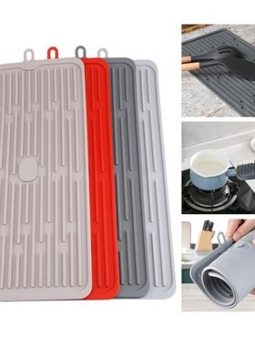 Soft Silicone Drying Mats Heat Insulation Pot Holder Protect