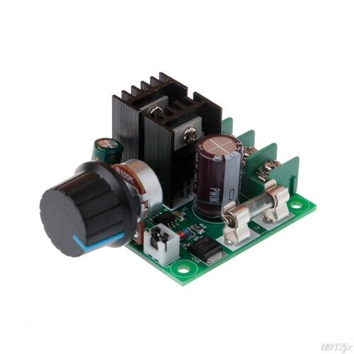 1PC 9V-50V 10A PWM DC Motor Speed Controller with Knob Adjus