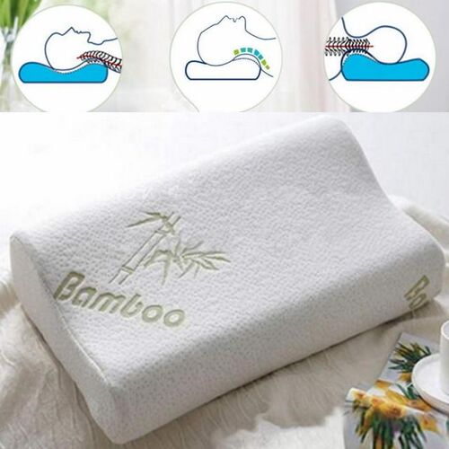 1 Pcs Sleeping Memory Foam White Singleplayer Orthopedic Nec