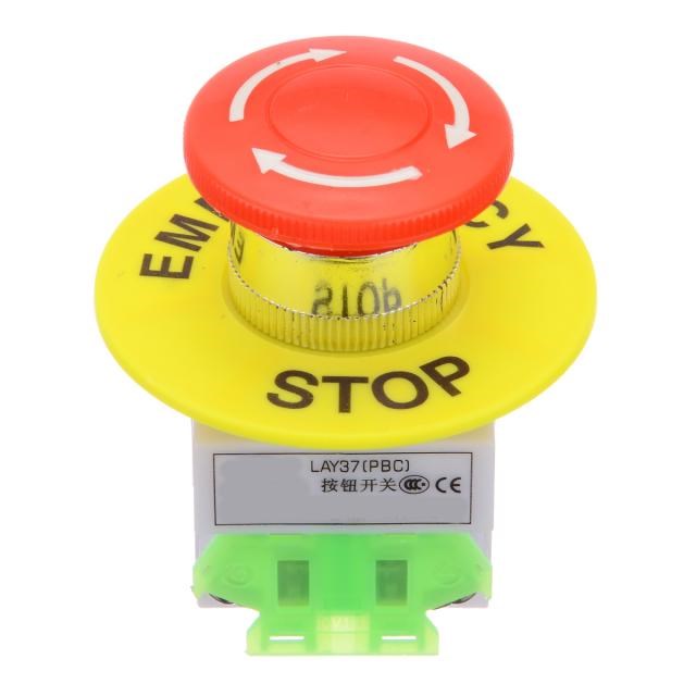 1pc 660V 10A Self Locking Emergency Stop Push Button Switch