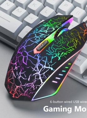 Professional Gamer Mice Computer Wired Gaming Mouse 6 Button
