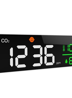 Wall Mount Rechargeable CO2 Meter 400-5000ppm Digital Carbon