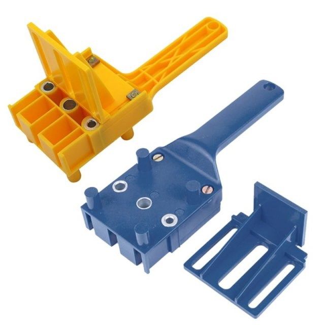 Handheld Woodworking Doweling Jig Drill Guide Wood Dowel Dri - 实物图