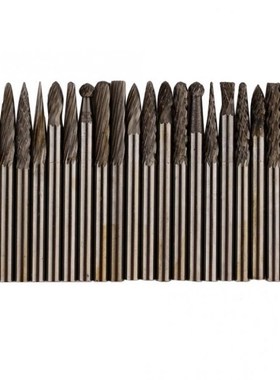 20pcs 1/8''(3mm) Shank Tungsten Carbide Rotatory Files Burrs