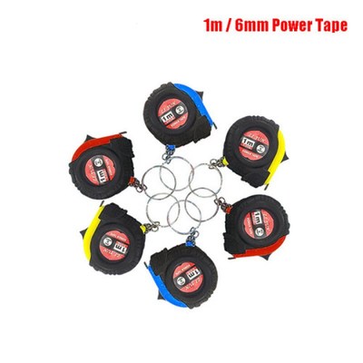 Convenient 1 meter steel tape gift ruler mini key ring micro