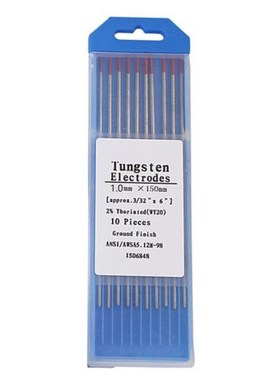 10pcs/Box WT20 Red Color Thorium Tungsten Electrode Head Tun