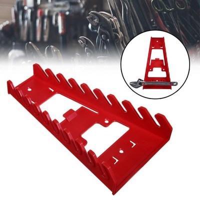Wall Mounted Spanner Rack 9 Slots Plastic Wrenches Rack Hand