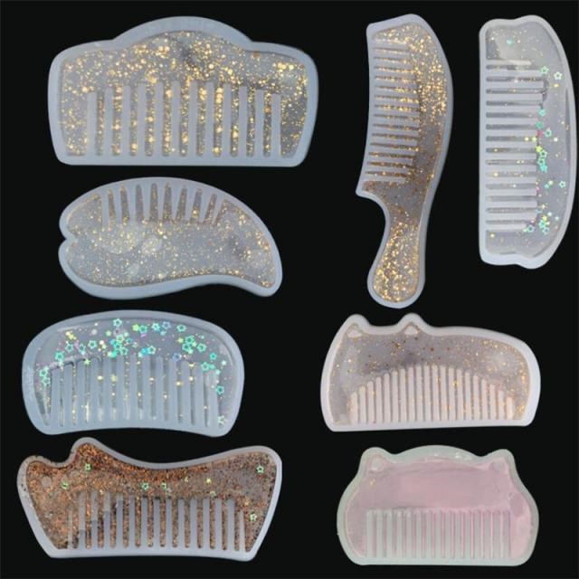 Comb Series Silicone Mold Epoxy Resin Jewelry Making Cosmeti-封面