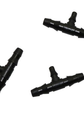 4/7mm To 3/5mm Barbed Three Way Garden Water Connectors Hose
