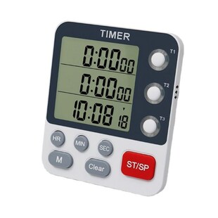 Digital Kitchen Timer Magnetic Count UP/Down Timers Large LC