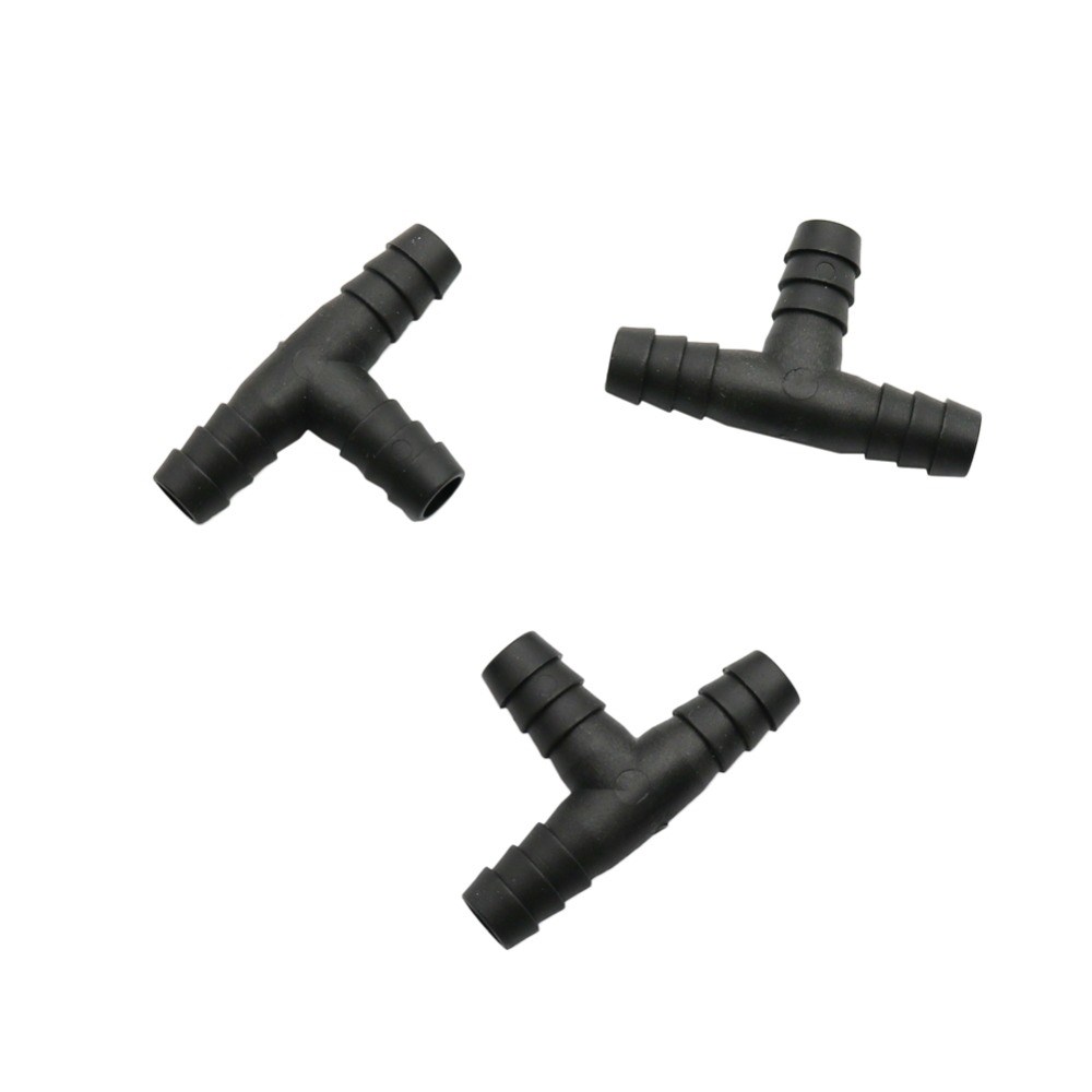 barbed 10mm tees connectors garden water hose splitters gard