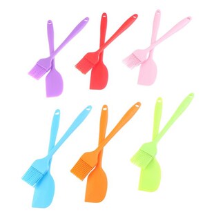 2pcs/set BBQ Silicone Bakeware Utensil Basting Pastry Baking