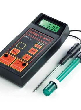 3-in-1 High Accuracy Portable pH/mV/Temp Meter with Replacea