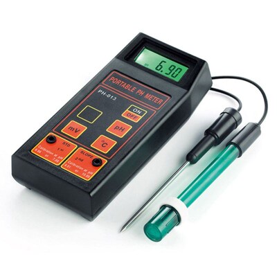 3-in-1 High Accuracy Portable pH/mV/Temp Meter with Replacea