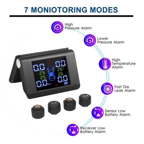 Tire Pressure Monitoring System Solar Charge Pressure Solar
