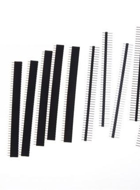 5pairs 40 Pin 1x40 Single Row Male And Female 2.54 Breakable