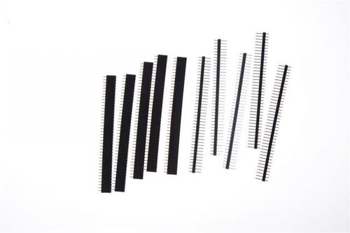 5pairs 40 Pin 1x40 Single Row Male And Female 2.54 Breakable