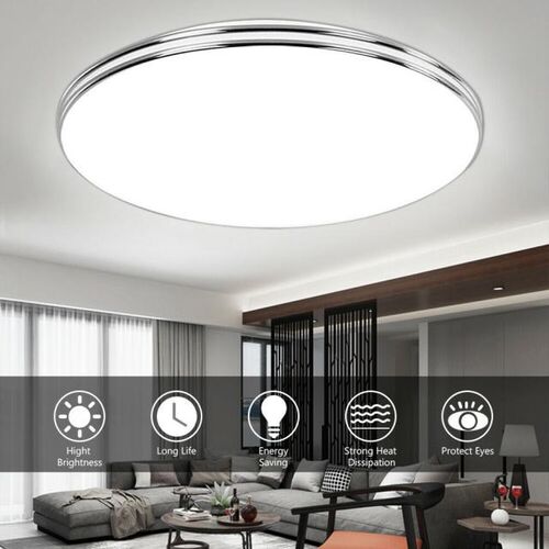 220V Living Room Lights LED Ceiling Lamp Ultra-thin Cold Whi