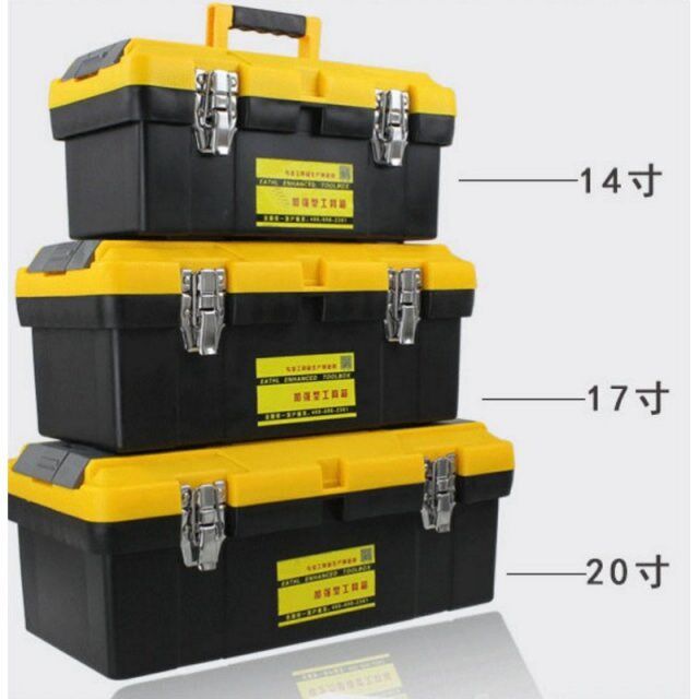 Multifunctional Double layer toolbox stainless steel househo