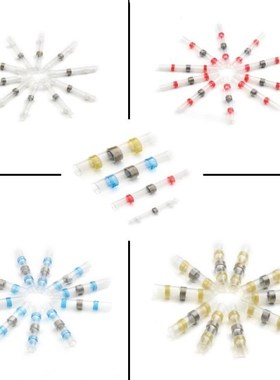 10/20PCS/Set Heat Shrink Solder Sleeves Tube Terminals 4Size