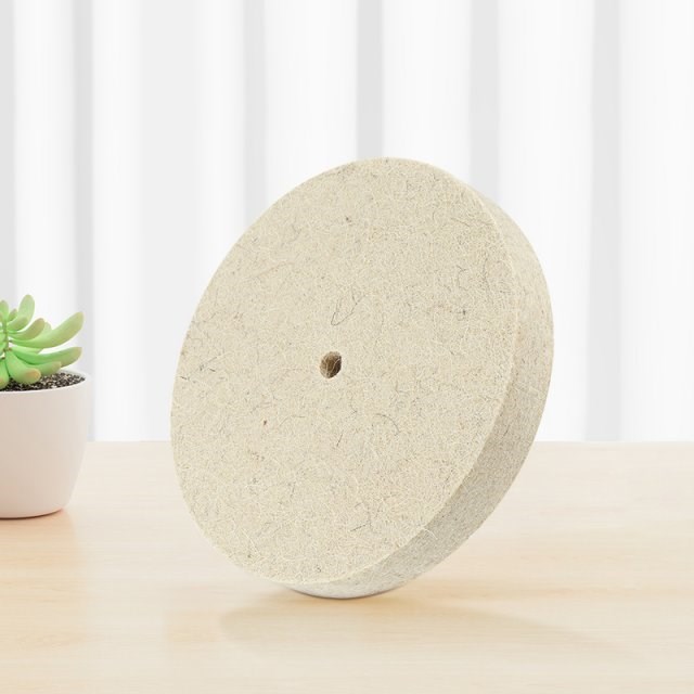 6 Inch 150mm Wool Felt Polishing Buffing Round Wheel Wool Fe