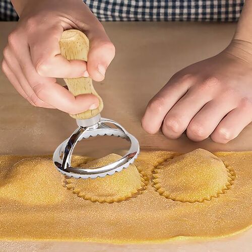 Stainless Steel Cake Pie Biscuit Embossed Baking Tool Dumpli
