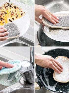 1PCS Kitchen Cleaning Towel Kitchenware Brushes Anti Grease