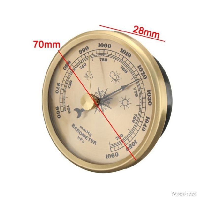 Household Barometer Pressure Gauge Weather Station Wall Hang