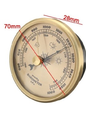 Household Barometer Pressure Gauge Weather Station Wall Hang