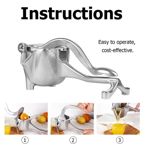 Manual Juice Squeezer Aluminum Alloy Hand Pressure Juicer Po