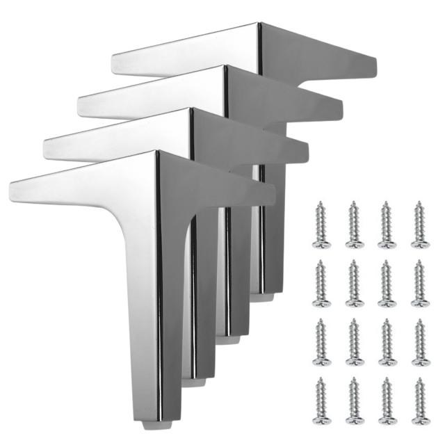 4pcs Triangle Table Leg Screws Furniture Legs Cabinet Feet S