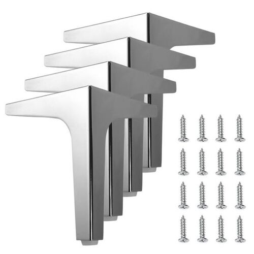 4pcs Triangle Table Leg Screws Furniture Legs Cabinet Feet S