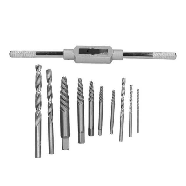 11Pcs Headless Screw Extractor Set Woodwork Quickly Easy Out