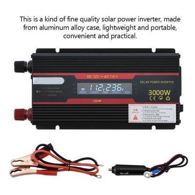 6000W/4000W/3000W Intelligent Solar Power Car Inverter Modif