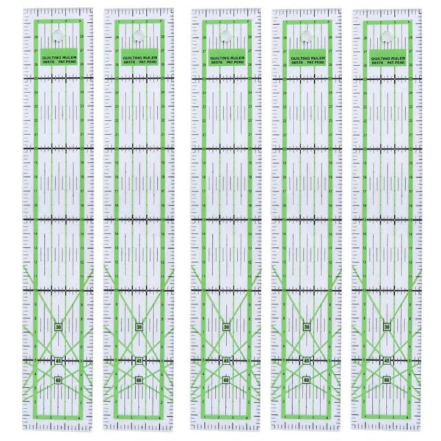 Cutting Ruler Durable Quilting Ruler Double Colored Grid Lin