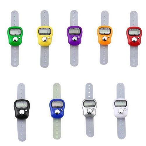 1pc Creative Stitch Marker Row Counter LCD Electronic Digit