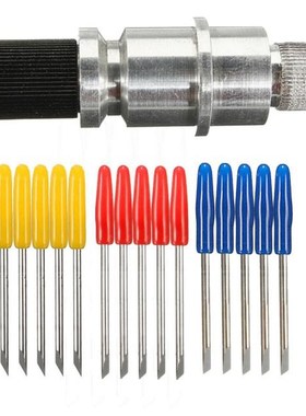 5pcs 30/45/ 60 Degree Vinyl Cutter Plotter Blades + Blade Ho